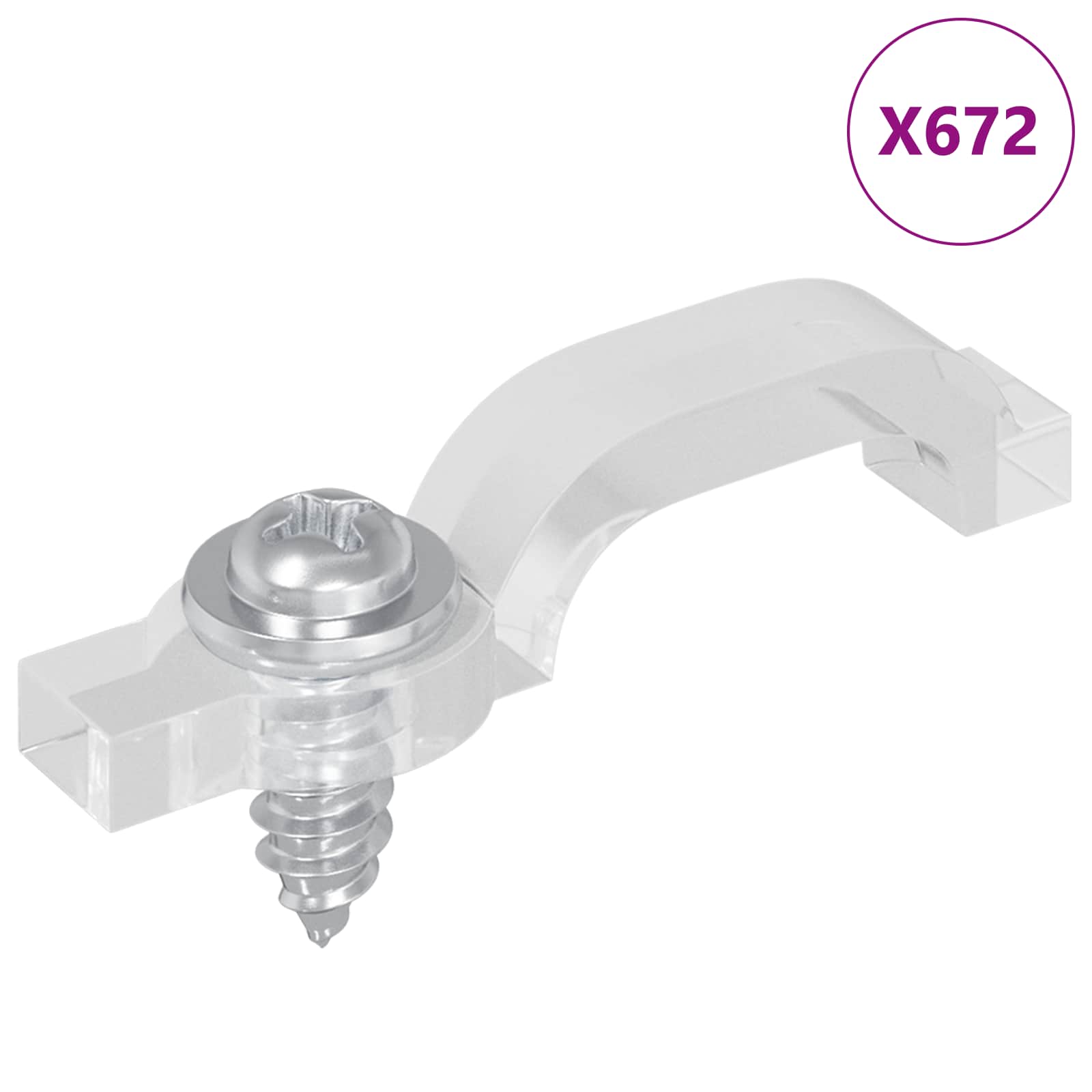 LED Trake za sponice 23,8 mm 12 pcs *Transparent*an