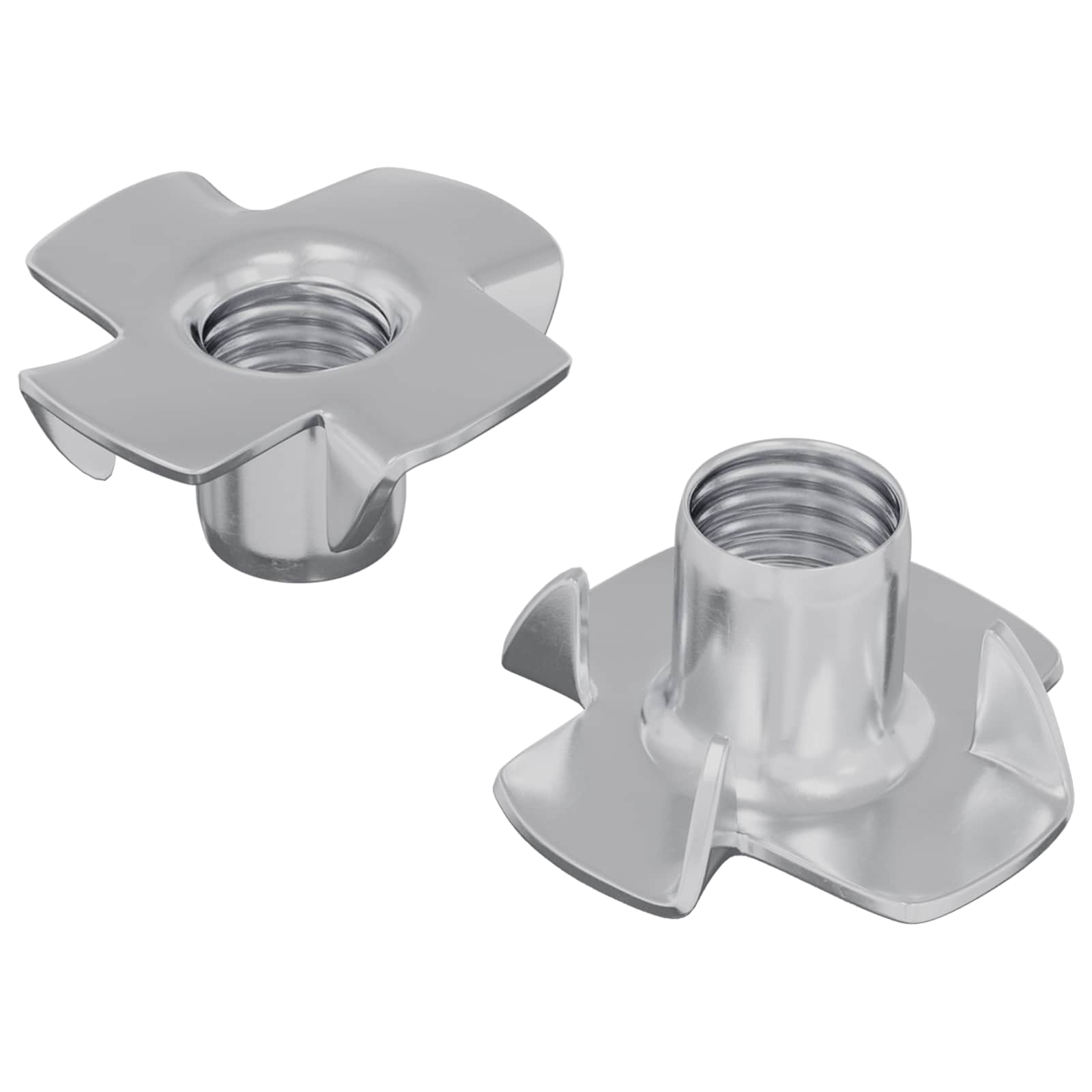 Urezana T-matica 2 pcs Srebrno M6 mm Čelik