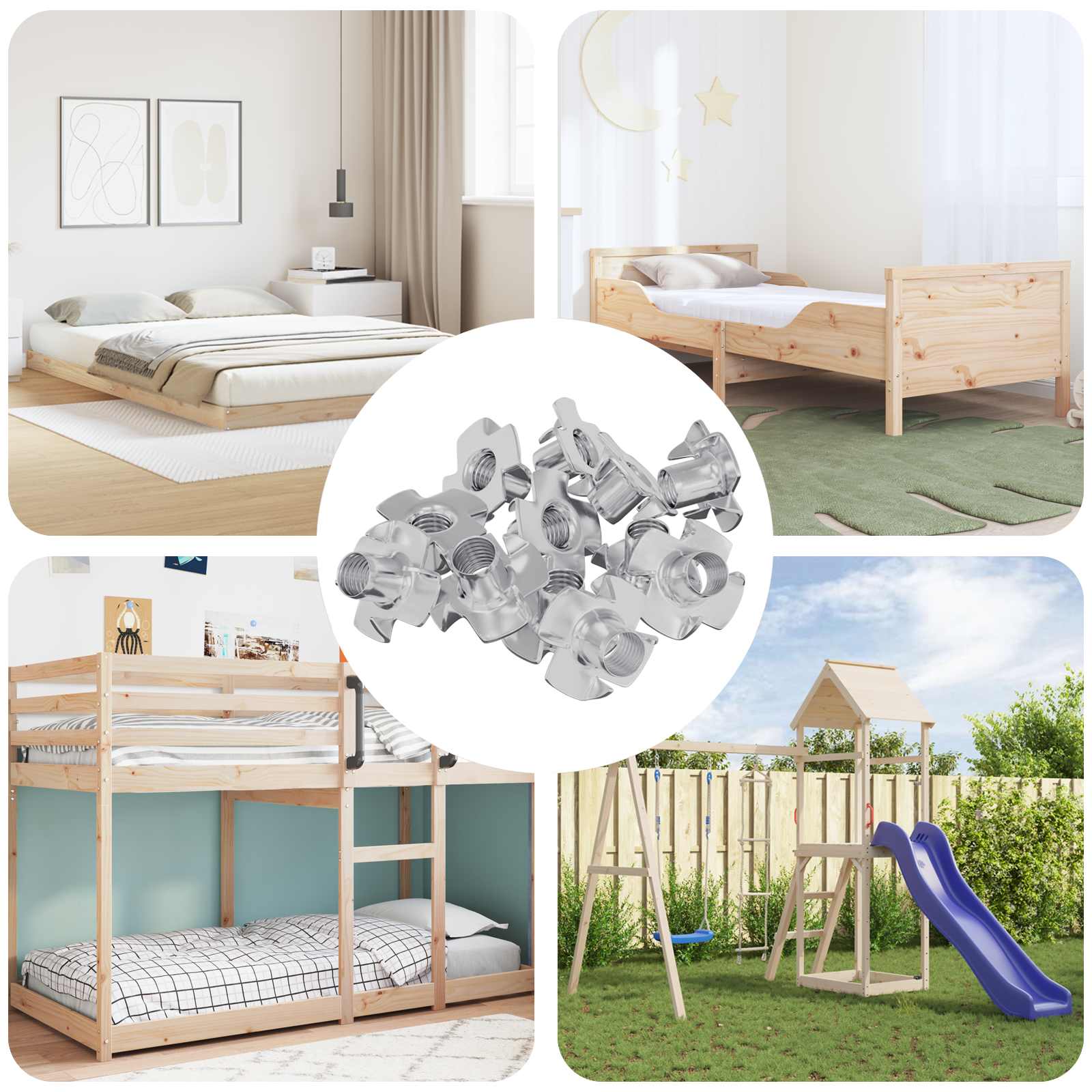 Urezana T-matica 7200 pcs Srebrno M6 mm Čelik