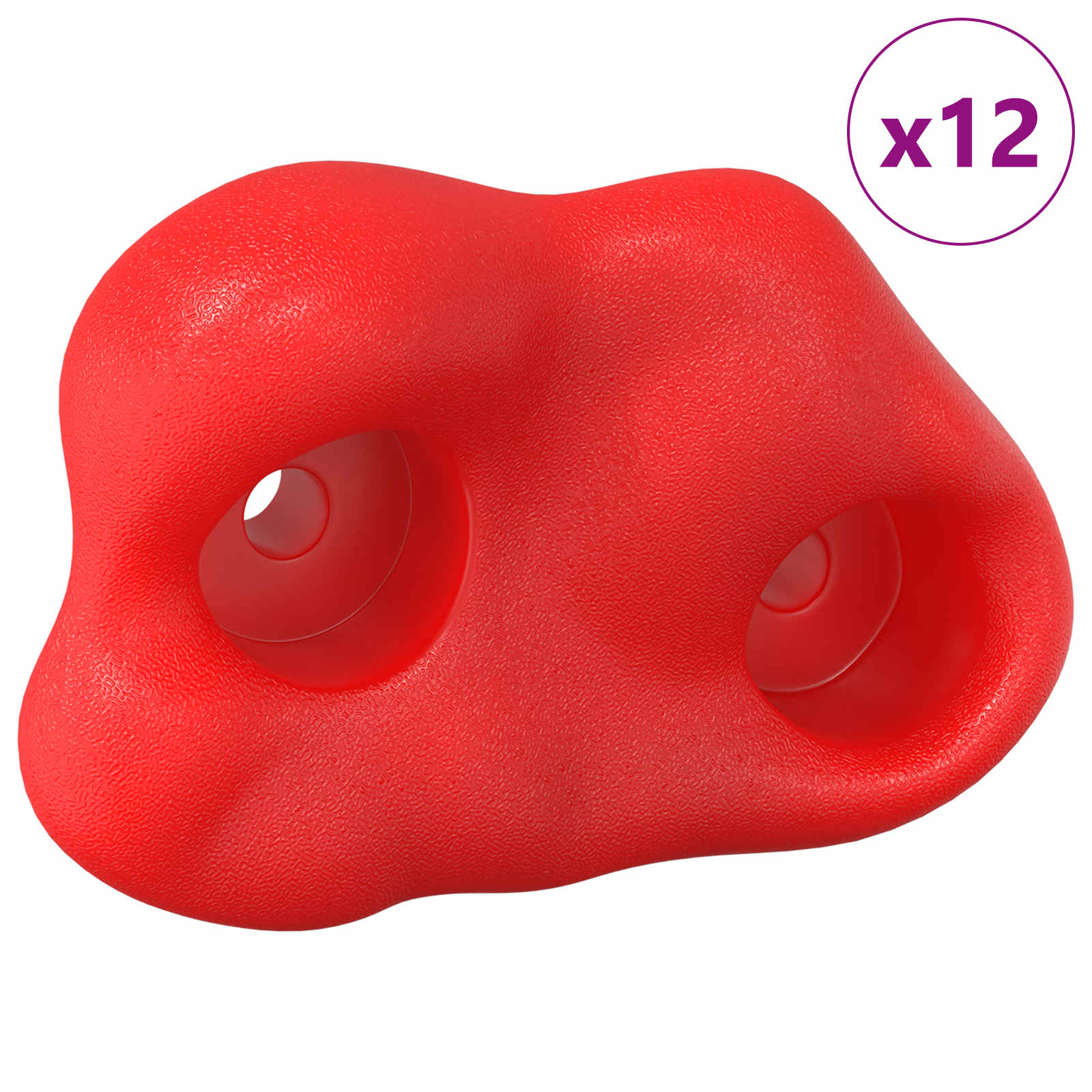 Držak za penjanje 12 pcs Crvena 100 x 67 x 43 mm PP