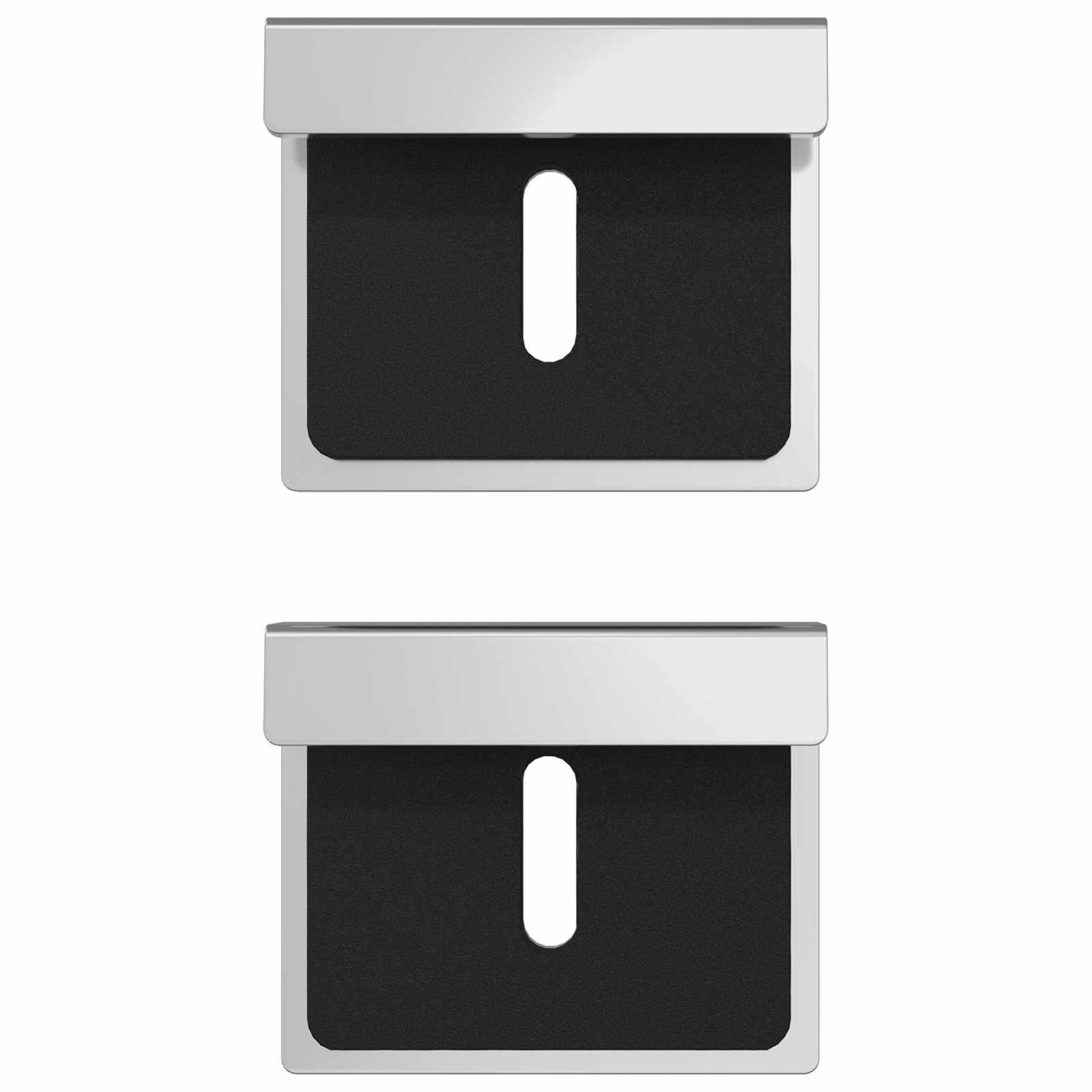 Držač za ogledalo 2 pcs Nikla 35 x 30 x 8,3 mm Čelik