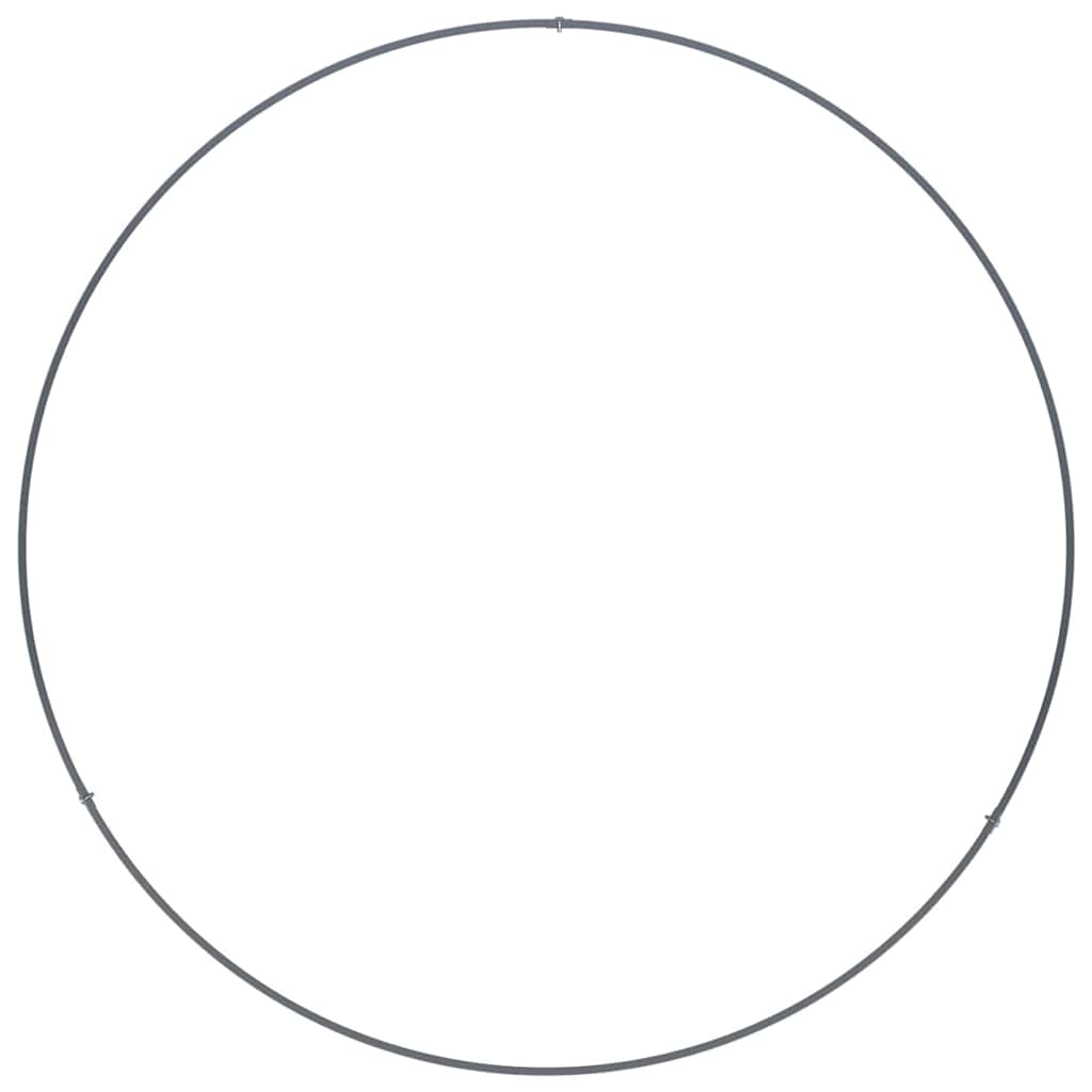 Prsten za saksiju Antracit 80 x 80 x 20 cm Čelična vrata