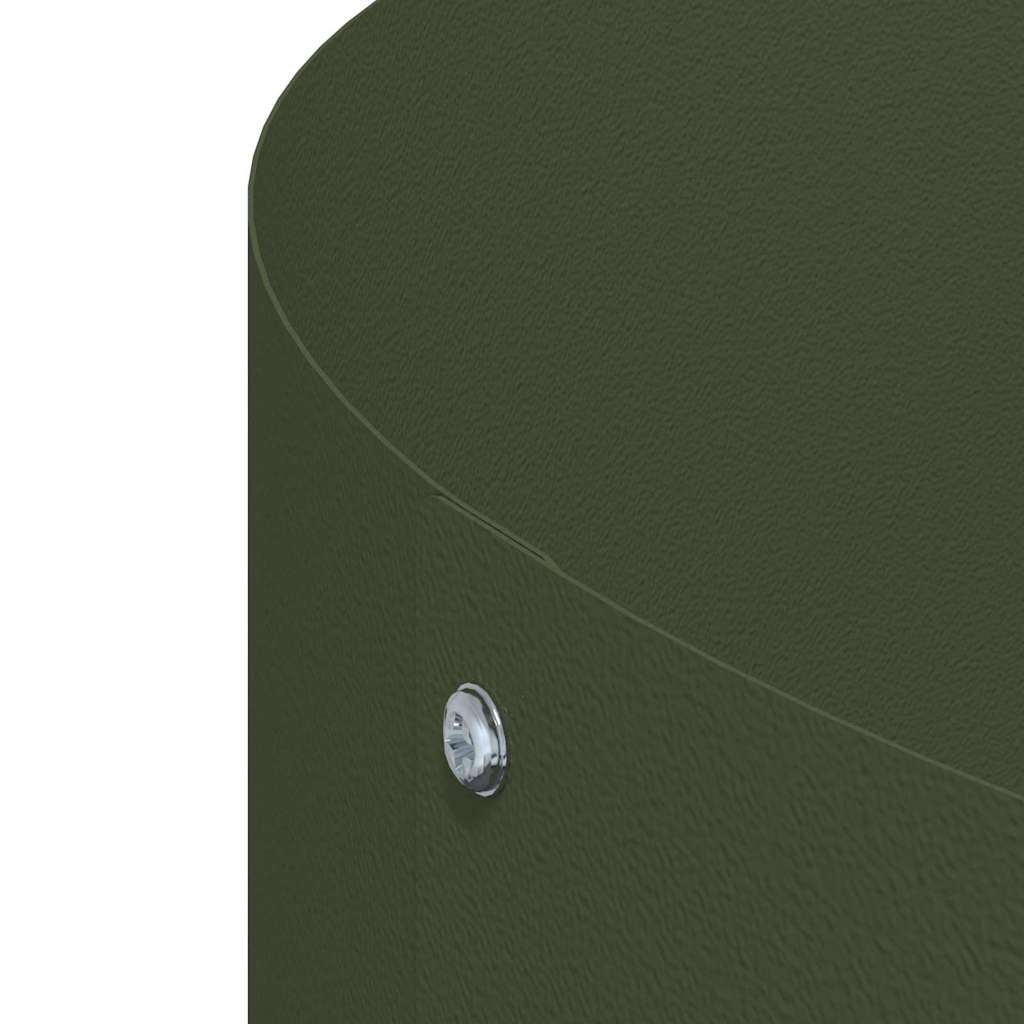 Prsten za saksiju Maslinasto zelena 120 x 120 x 20 cm