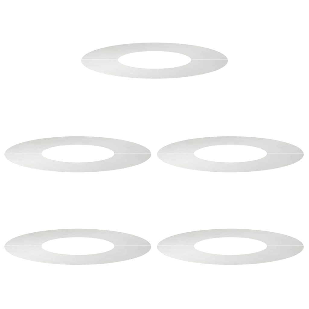 pogodno za ravne drvene prstenove 5 pcs Srebrno Ø30 / 60 cm