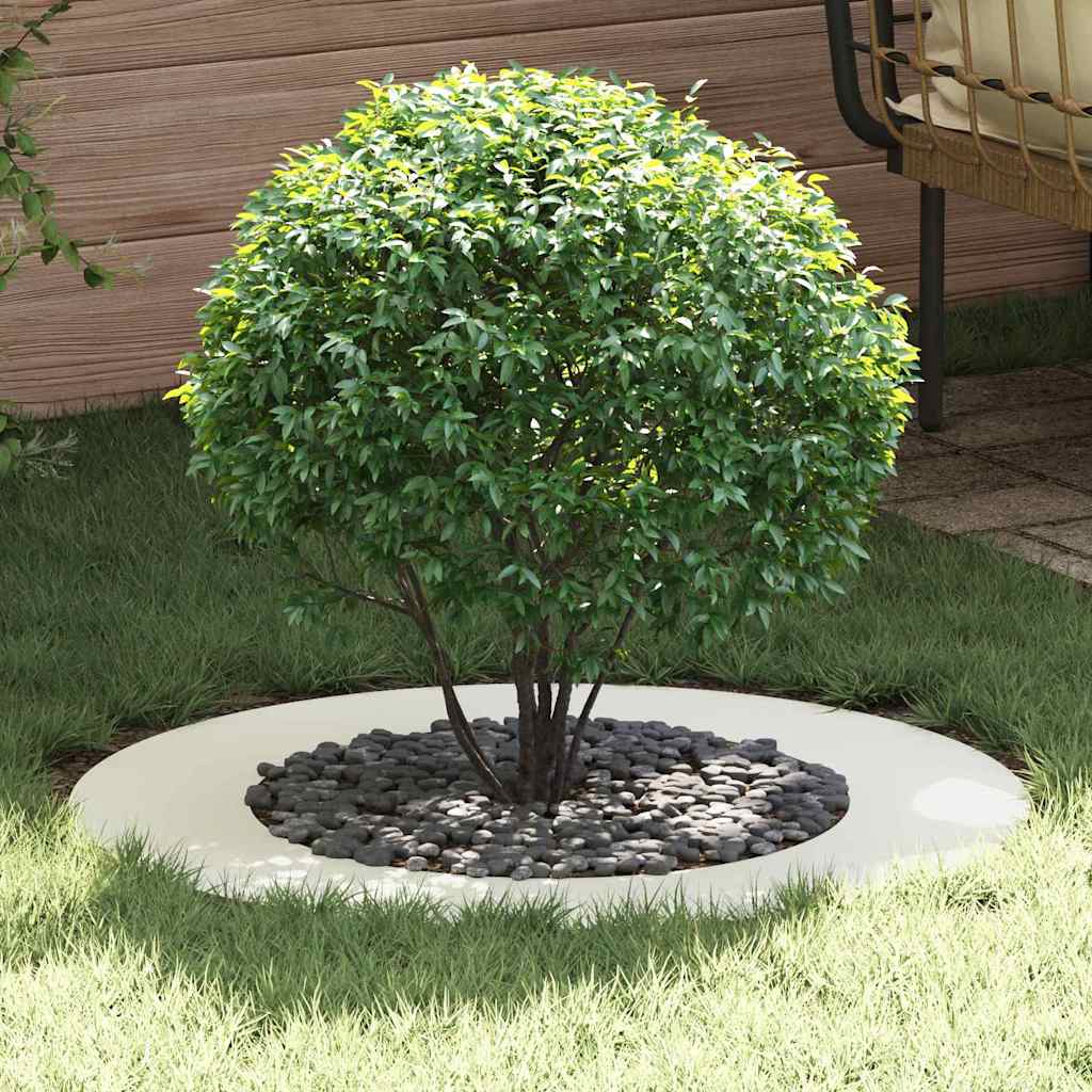 pogodno za ravne drvene prstenove 5 pcs Bijelo Ø50 / 80 cm Čelik