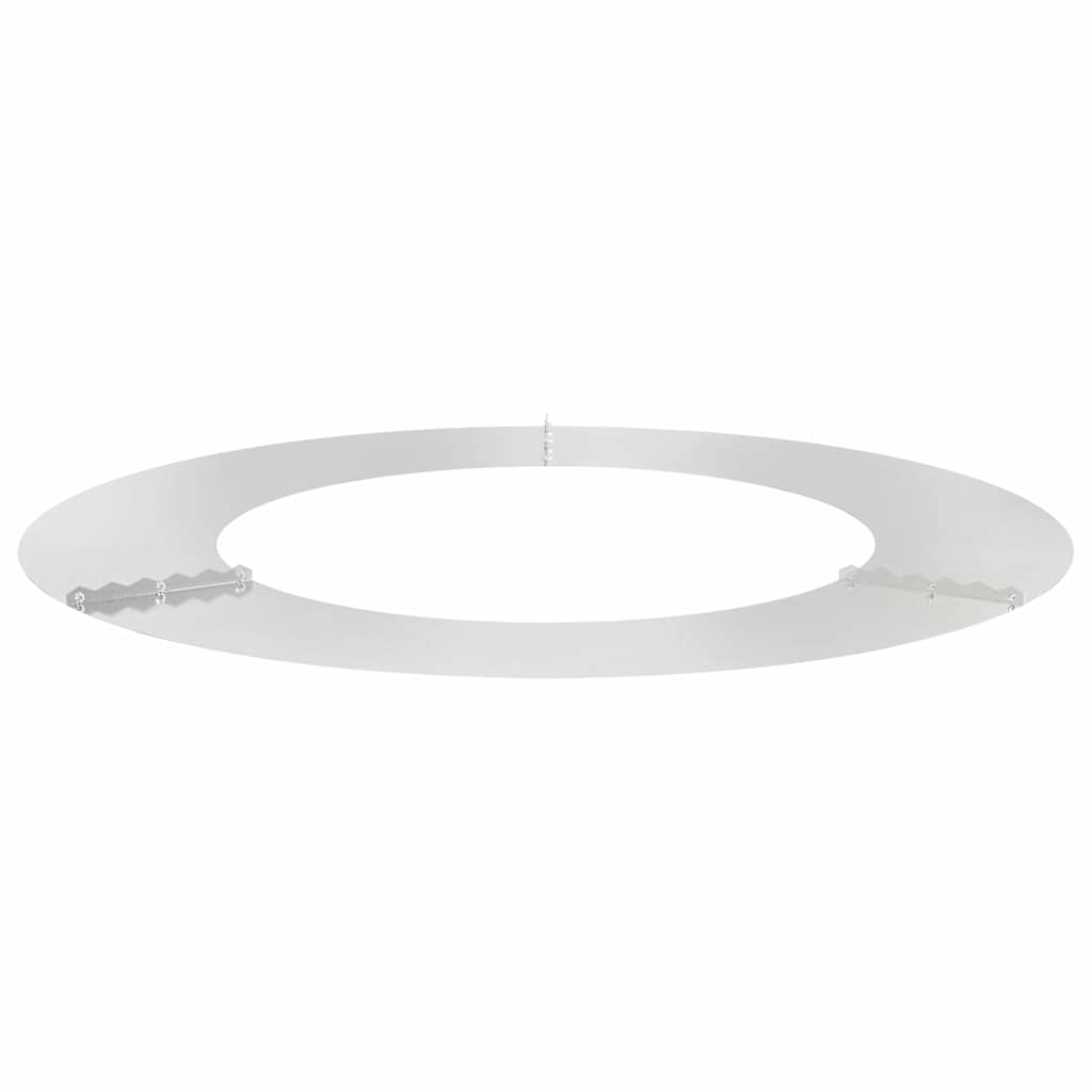pogodno za ravne drvene prstenove 5 pcs Srebrno Ø50 / 80 cm