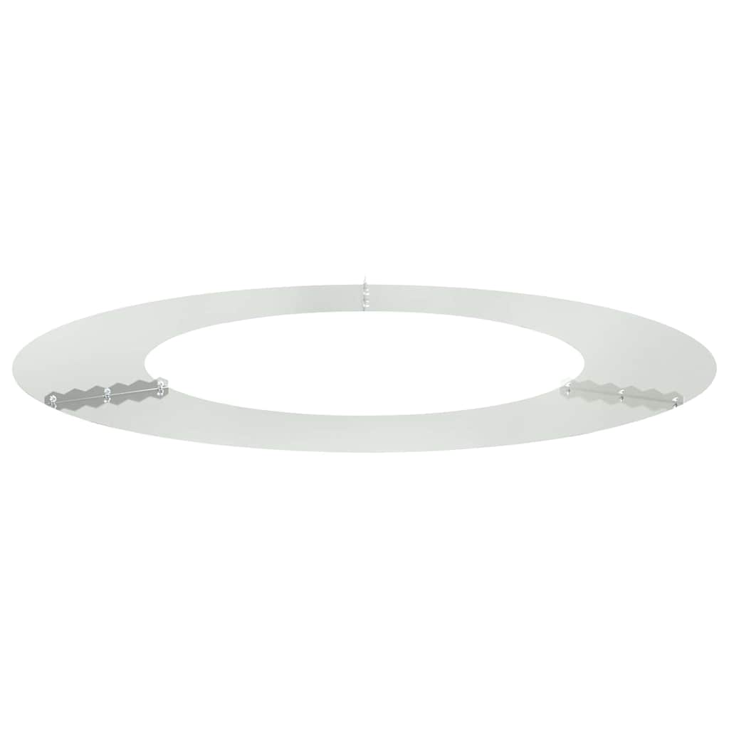 pogodno za ravne drvene prstenove 5 pcs Srebrno Ø50 / 80 cm