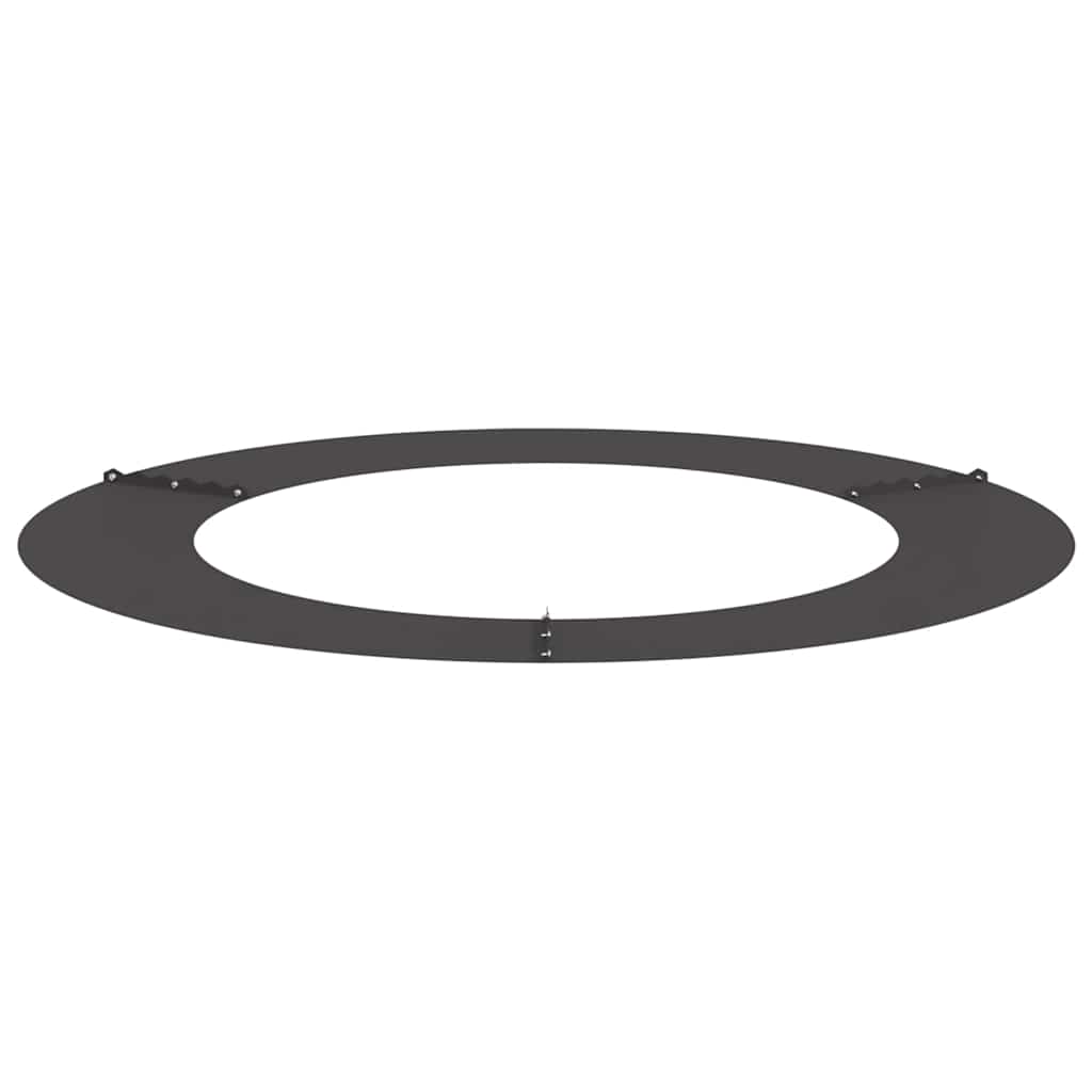 pogodno za ravne drvene prstenove 5 pcs Crna Ø60 / 90 cm Čelik