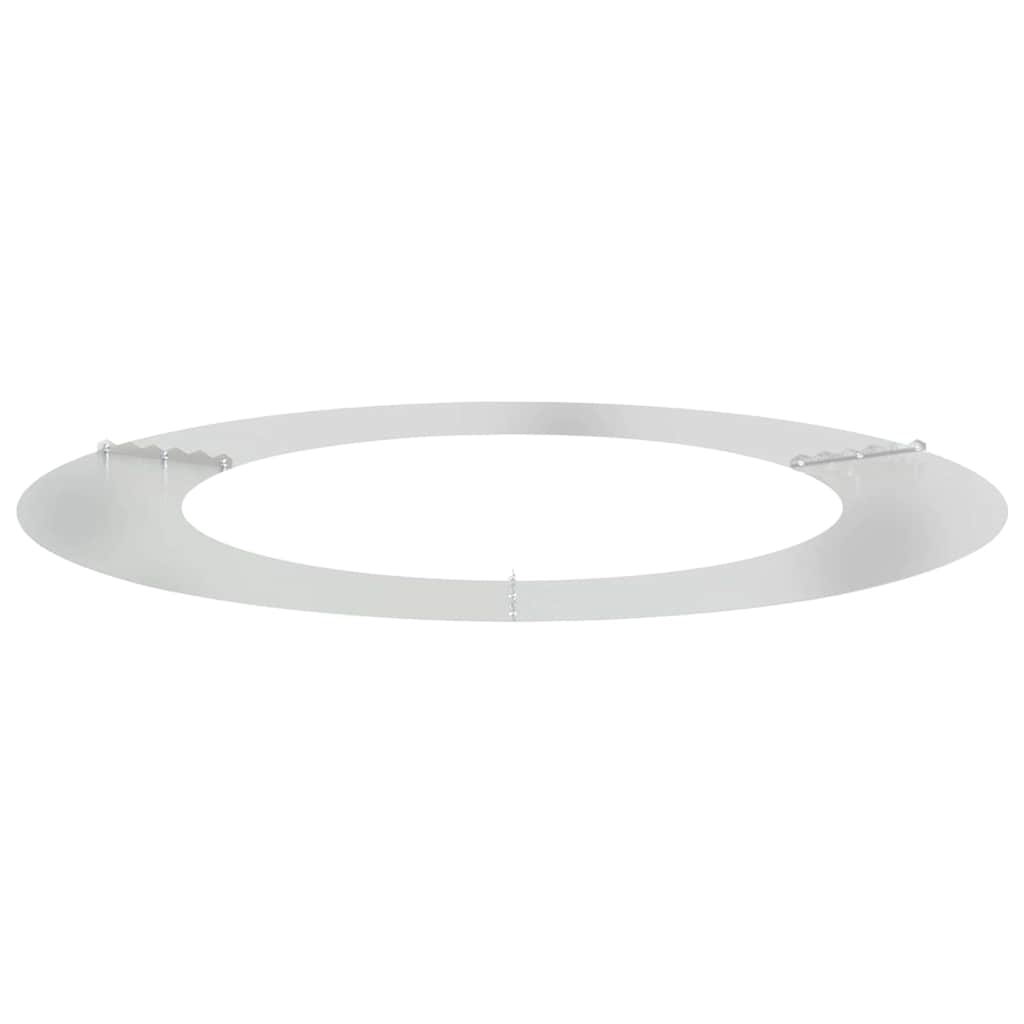 pogodno za ravne drvene prstenove 5 pcs Srebrno Ø60 / 90 cm