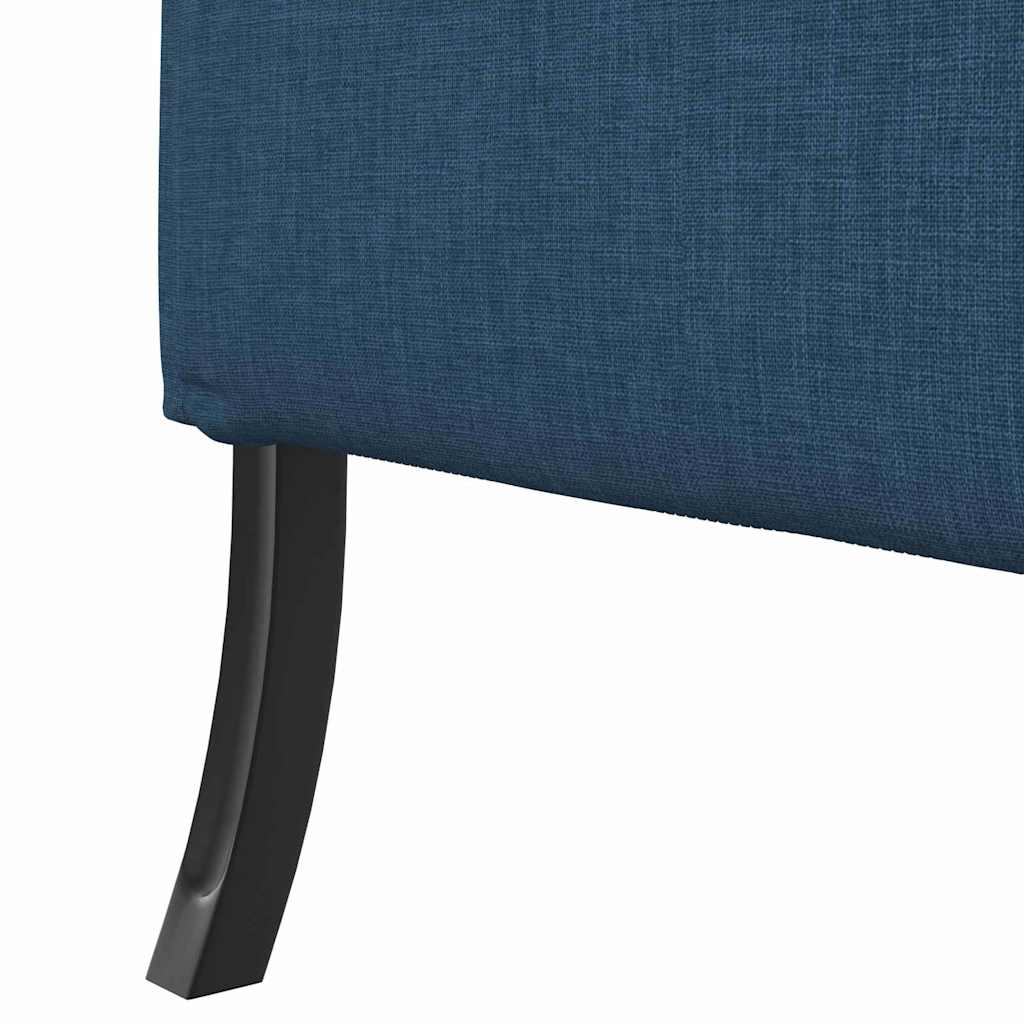 Sofa s visokim naslonom 101cm Plava tkanina