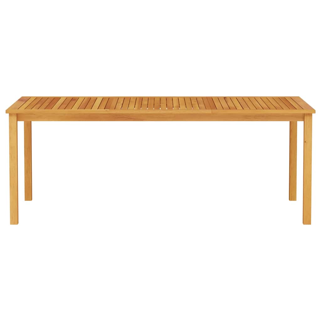 Vrtni set za objed 7 pcs Smeđa Čvrsto drvo akacije
