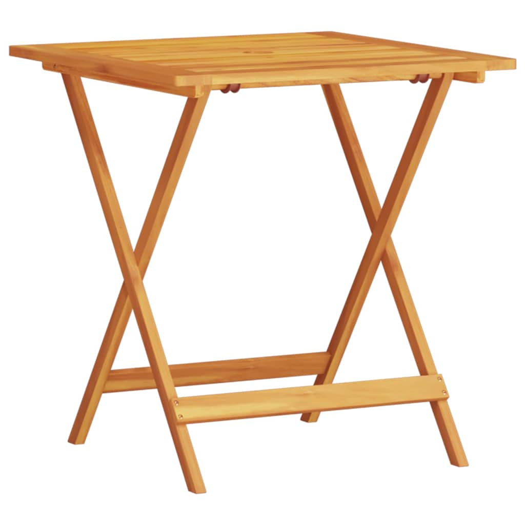 Sklopivi bistro set 3 pcs Smeđa Čvrsto drvo akacije