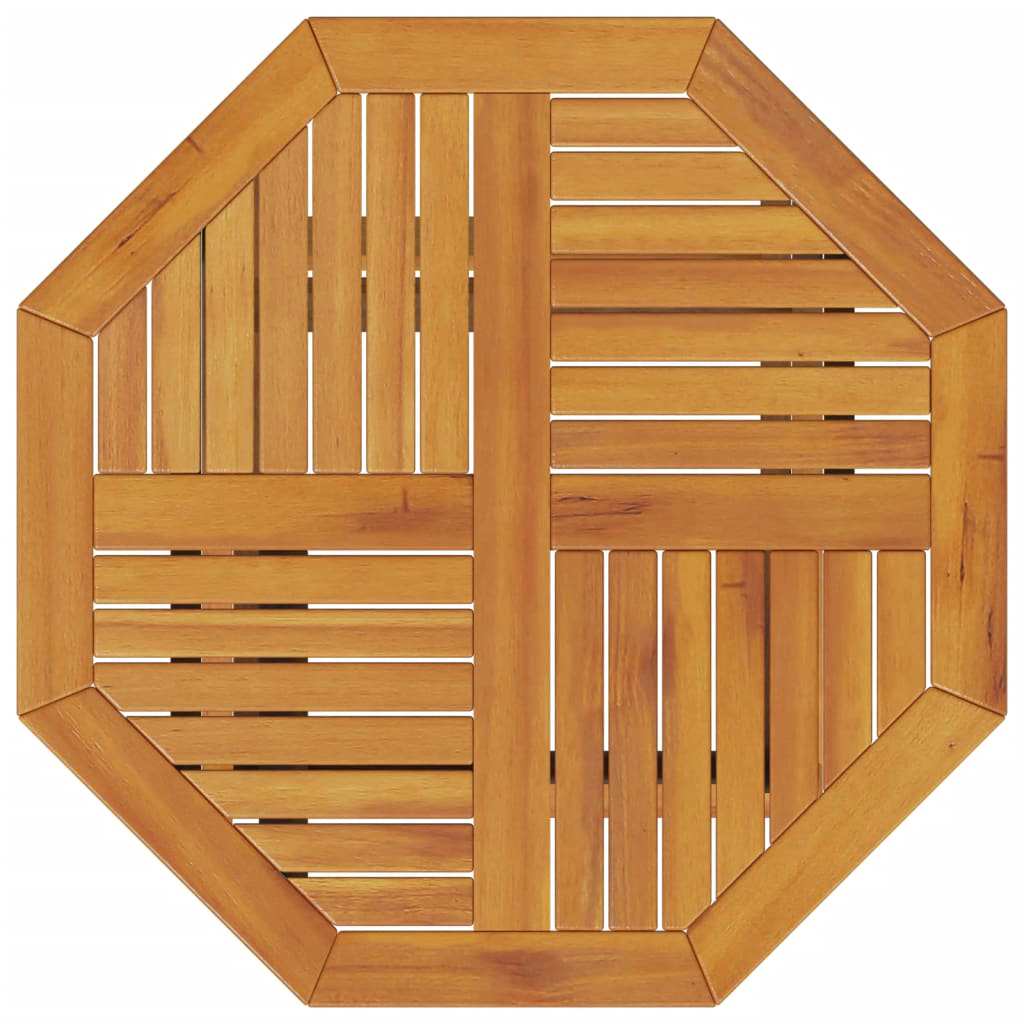 Sklopivi bistro set 3 pcs Smeđa Čvrsto drvo akacije