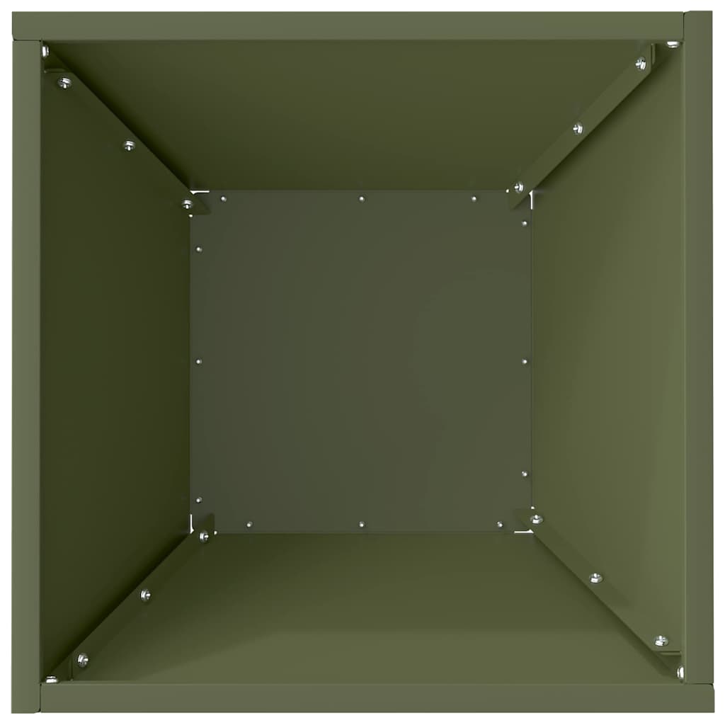 Vrtna saksija 5 pcs Maslinasto zelena 35 x 35 x 15 cm