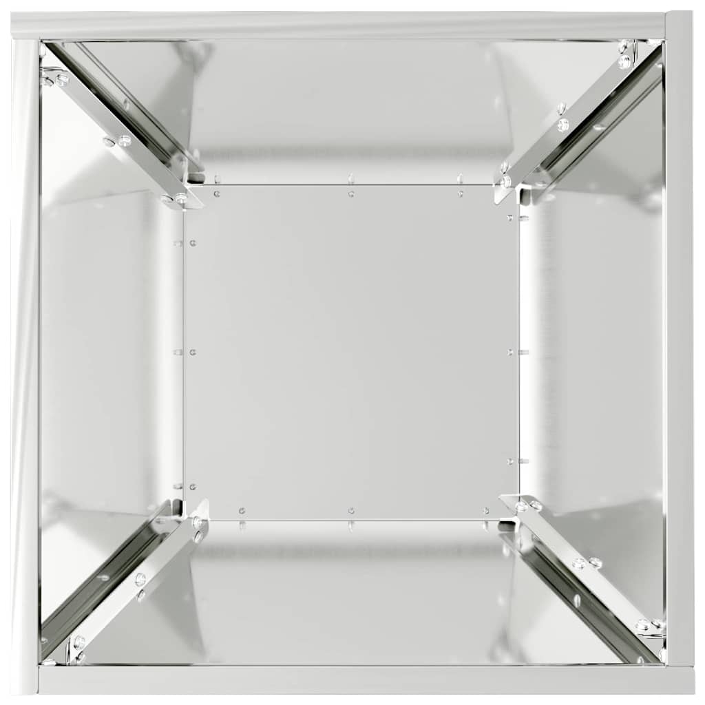 Vrtna saksija 5 pcs Srebrno 35 x 35 x 15 cm Cinkani čelik