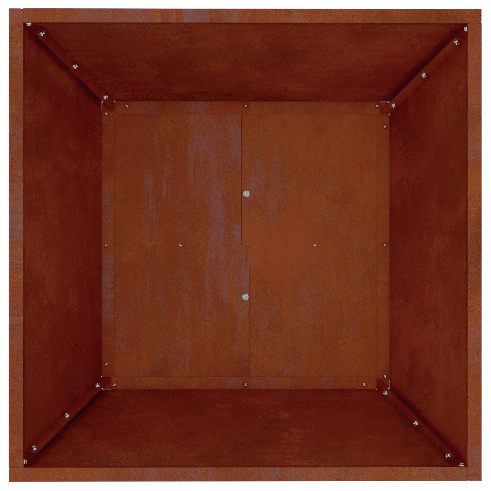 Vrtna saksija 5 pcs Rđa 50 x 50 x 15 cm