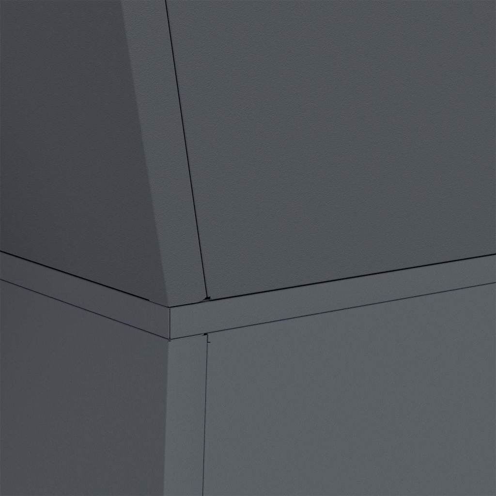 Stup saksija 2 pcs Antracit 35 x 35 x 73 cm