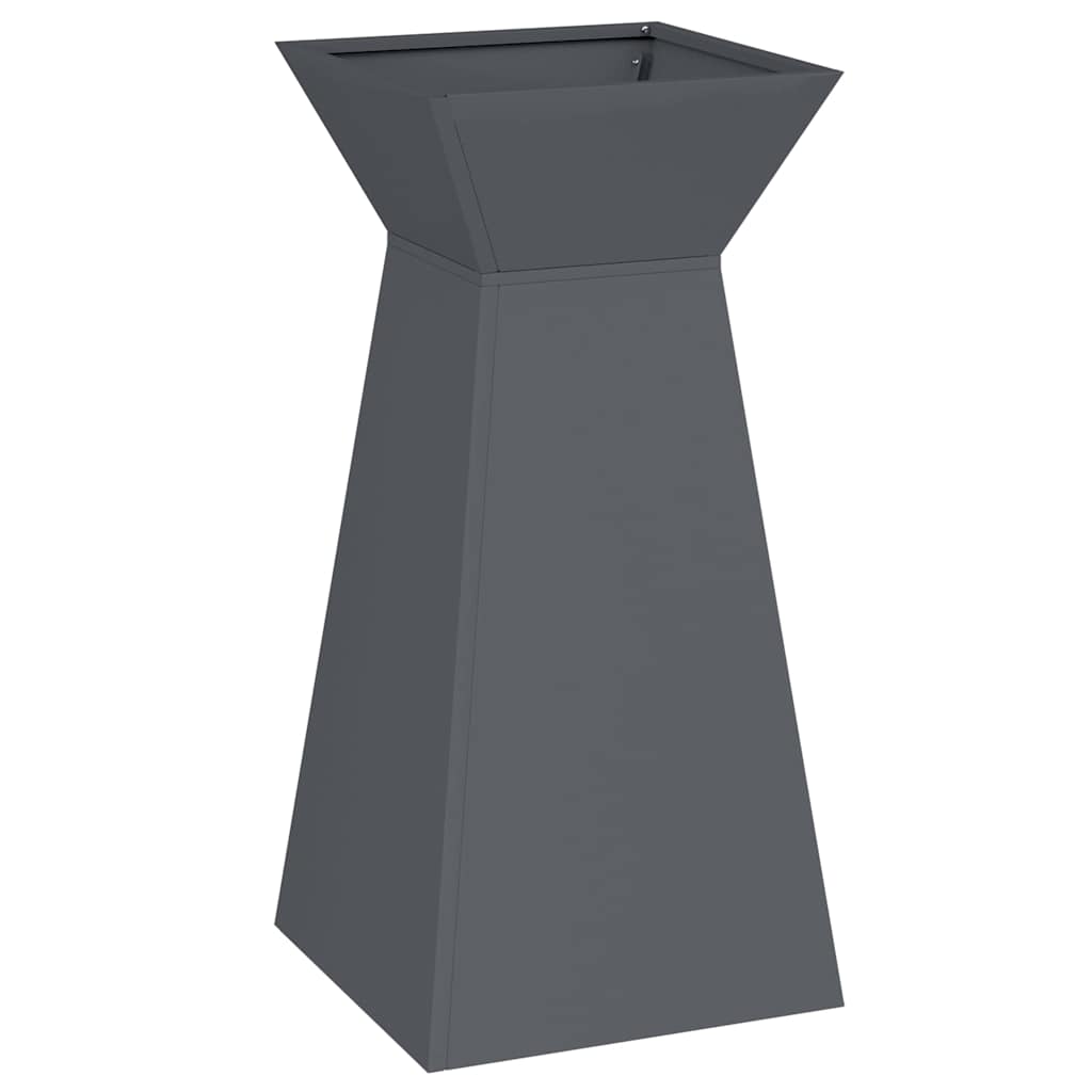 Stup saksija 2 pcs Antracit 35 x 35 x 73 cm