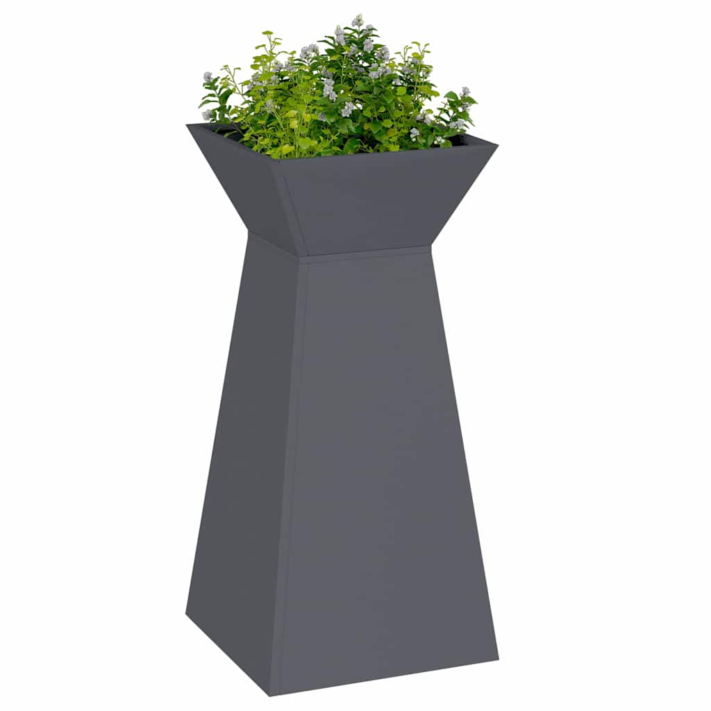 Stup saksija 2 pcs Antracit 35 x 35 x 73 cm