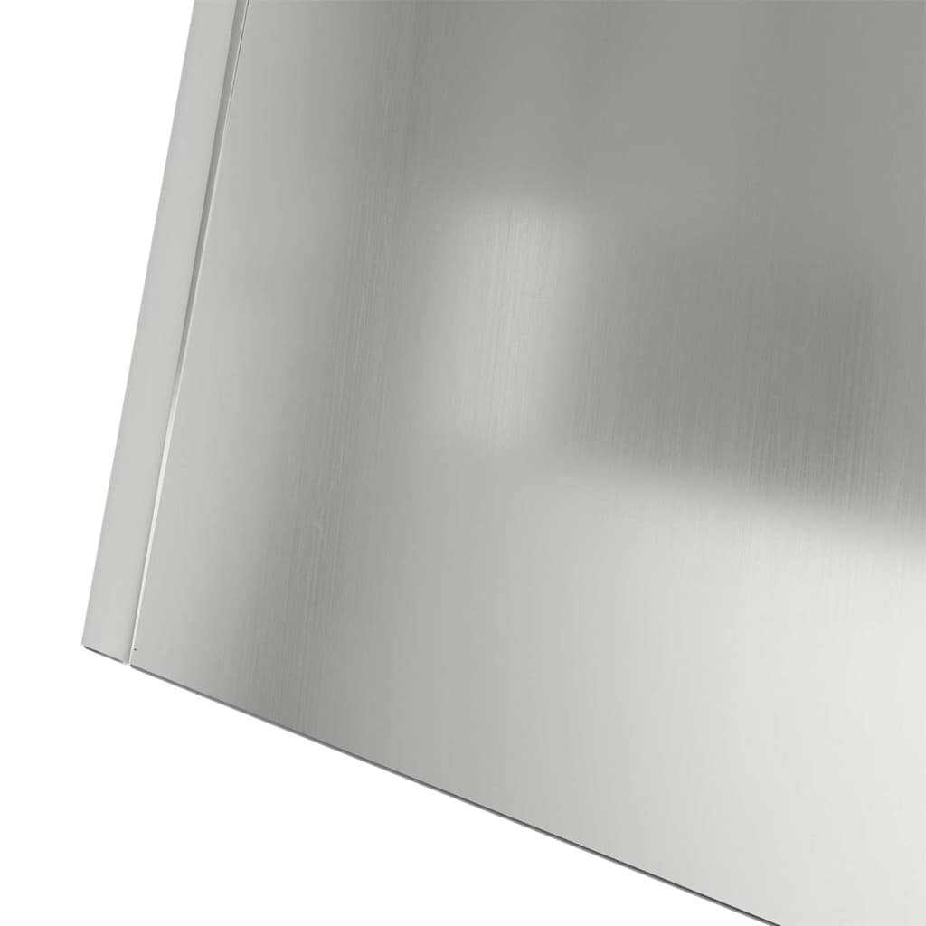 Stup saksija 2 pcs Srebrno 35 x 35 x 73 cm