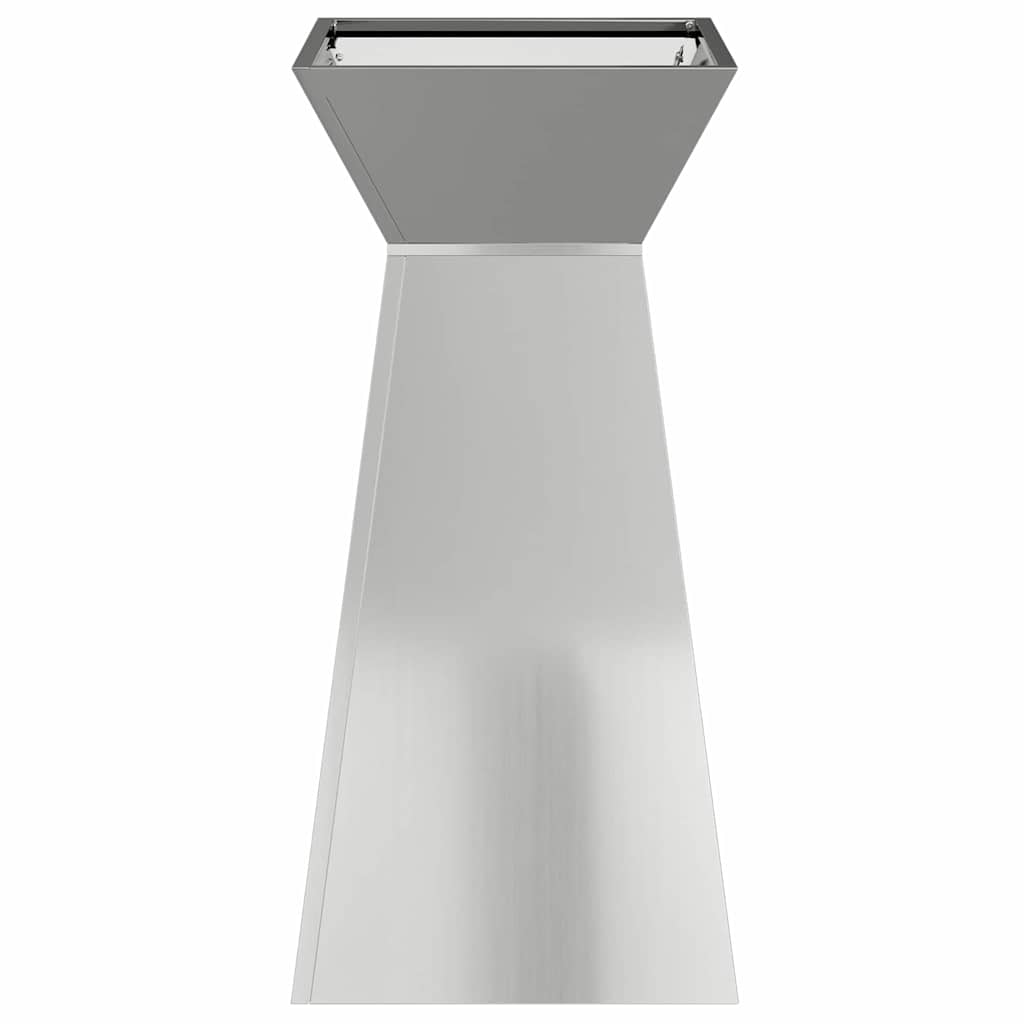 Stup saksija 2 pcs Srebrno 35 x 35 x 73 cm