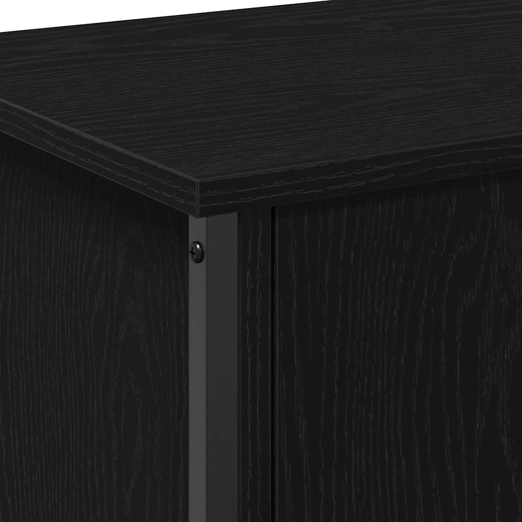TV ormar Crni hrast 100 x 35 x 45 cm Konstruirano drvo