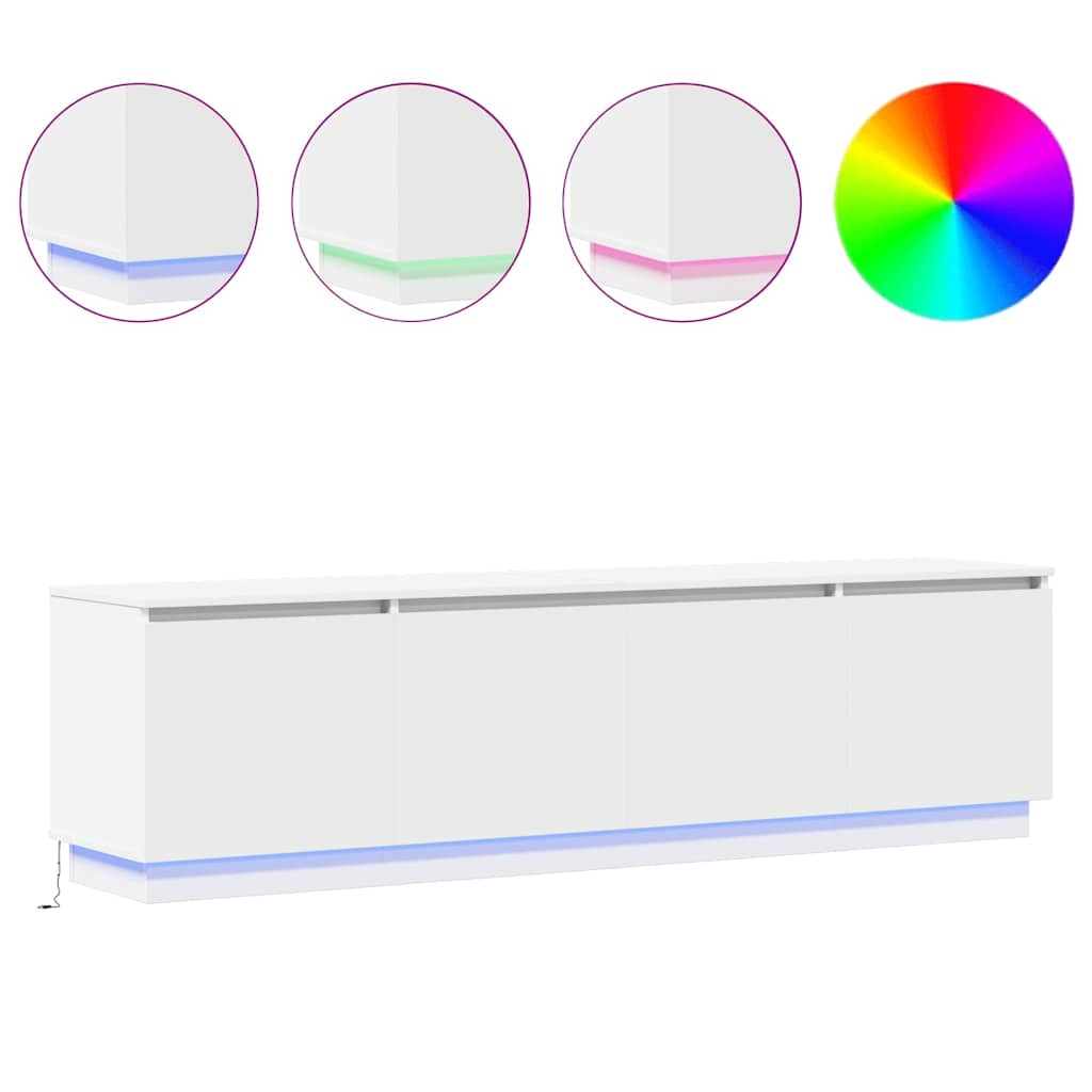 TV ormar Bijelo 180 x 38 x 49 cm Konstruirano drvo