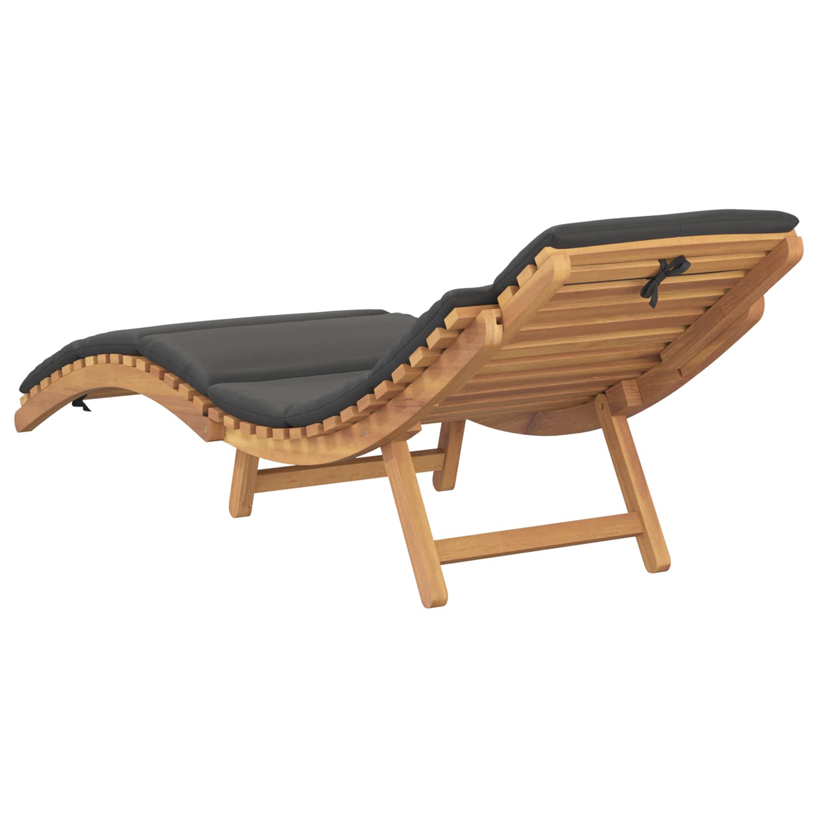 Suncobran za vrt Smeđa 198 x 55 x 58,5 cm Čvrsto teak drvo