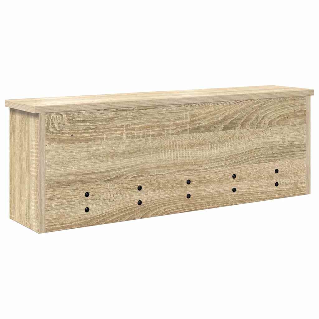 Vješalica za kapute na zidu Zidne Sonoma hrast 75 x 16 x 26 cm
