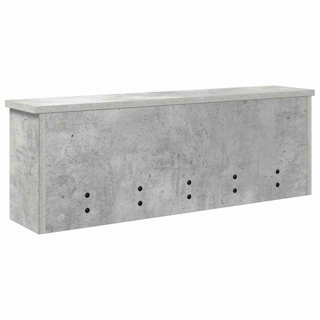 Vješalica za kapute na zidu Zidne Betonski sivi 75 x 16 x 26 cm