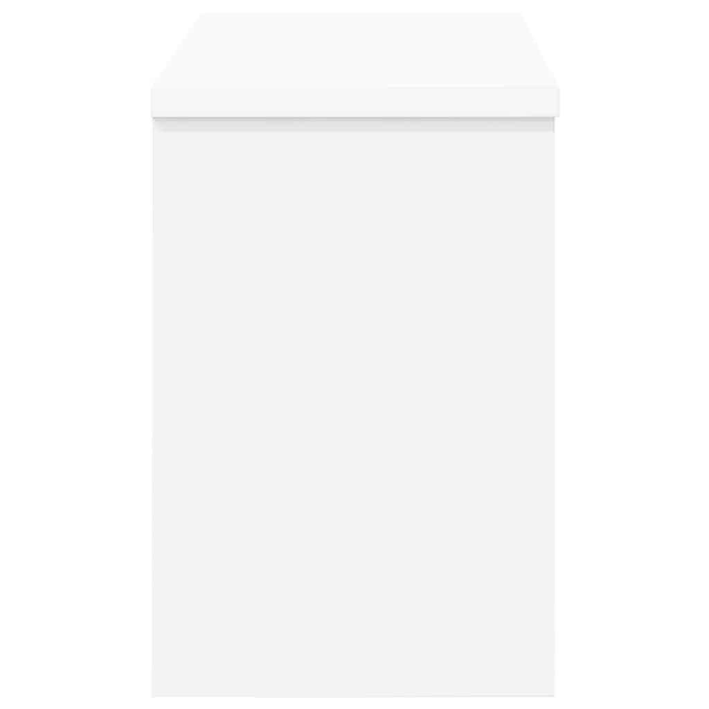 Vješalica za kapute na zidu s policom Bijelo 50 x 20 x 30 cm