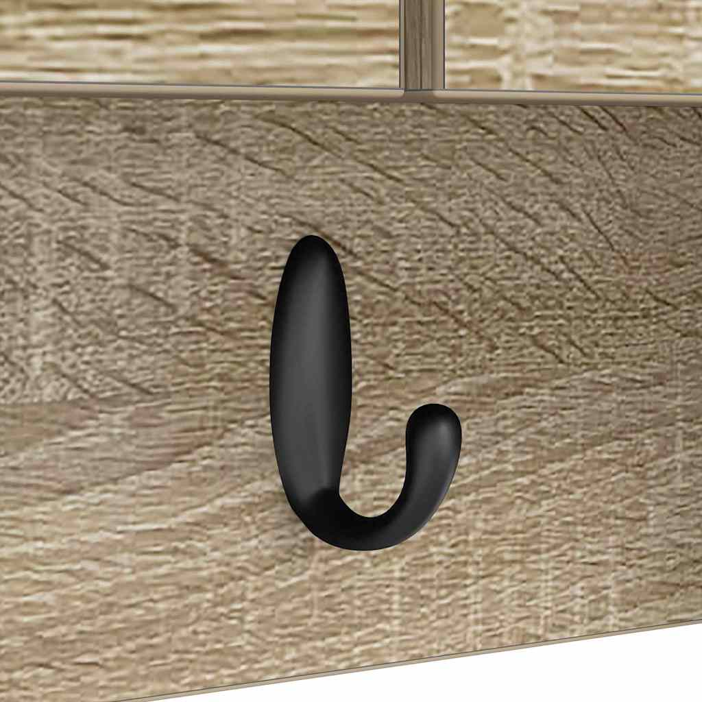 Vješalica za kapute na zidu Zidne Sonoma hrast 50 x 20 x 30 cm