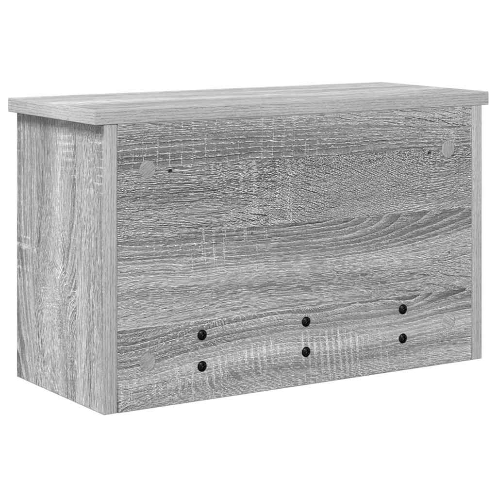 Vješalica za kapute na zidu Zidne Siva Sonoma 50 x 20 x 30 cm