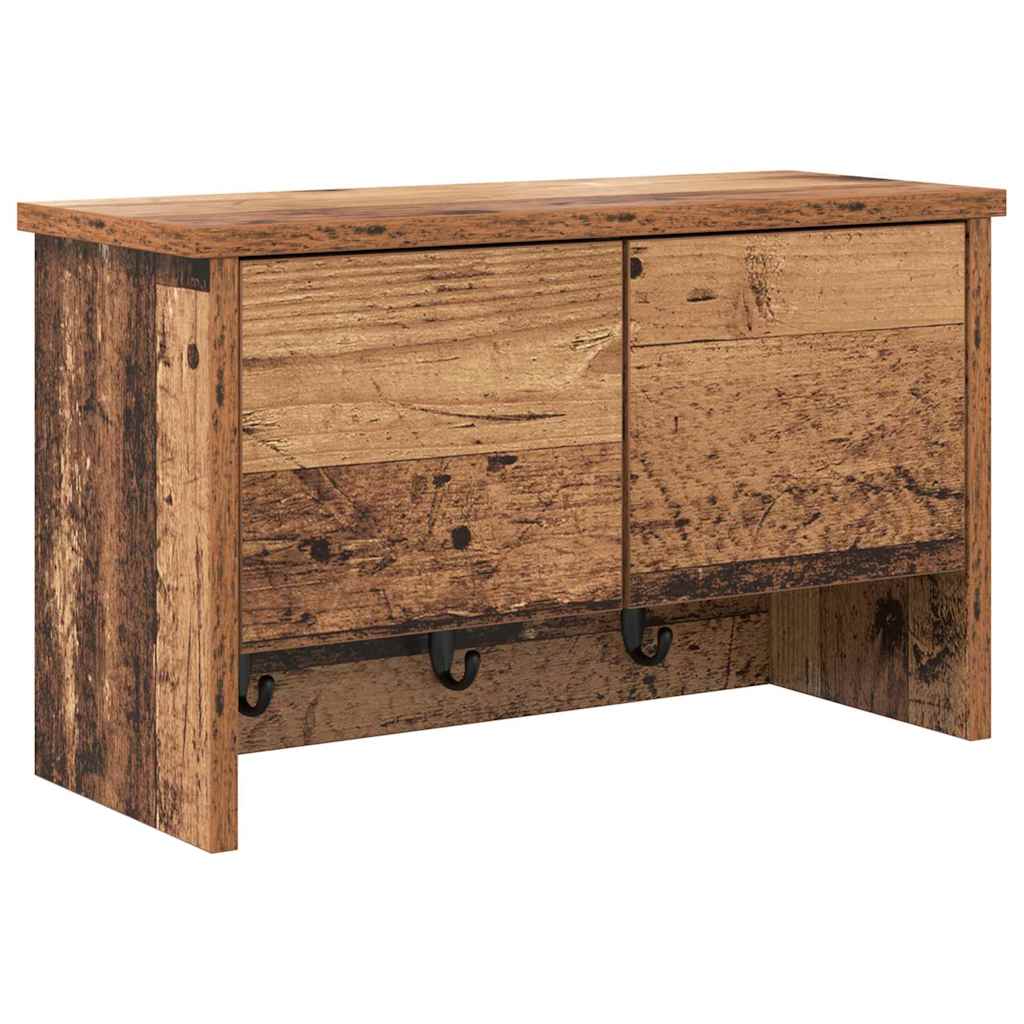 Vješalica za kapute na zidu Zidne Staro drvo 50 x 20 x 30 cm
