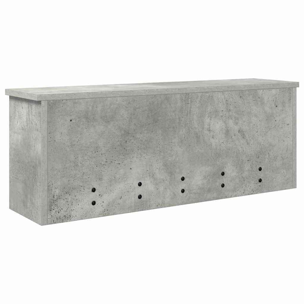 Vješalica za kapute na zidu Zidne Betonski sivi 80 x 20 x 30 cm