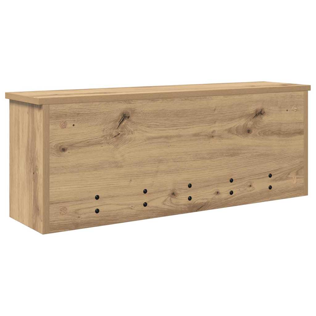 Vješalica za kapute na zidu Umjetnički hrast 80 x 20 x 30 cm