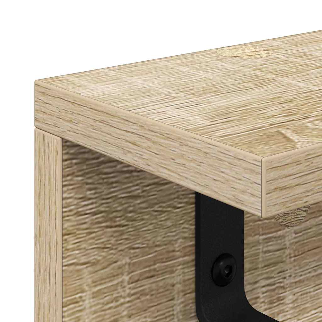 Vješalica za kapute na zidu Sonoma hrast 80 x 10,5 x 10,5 cm