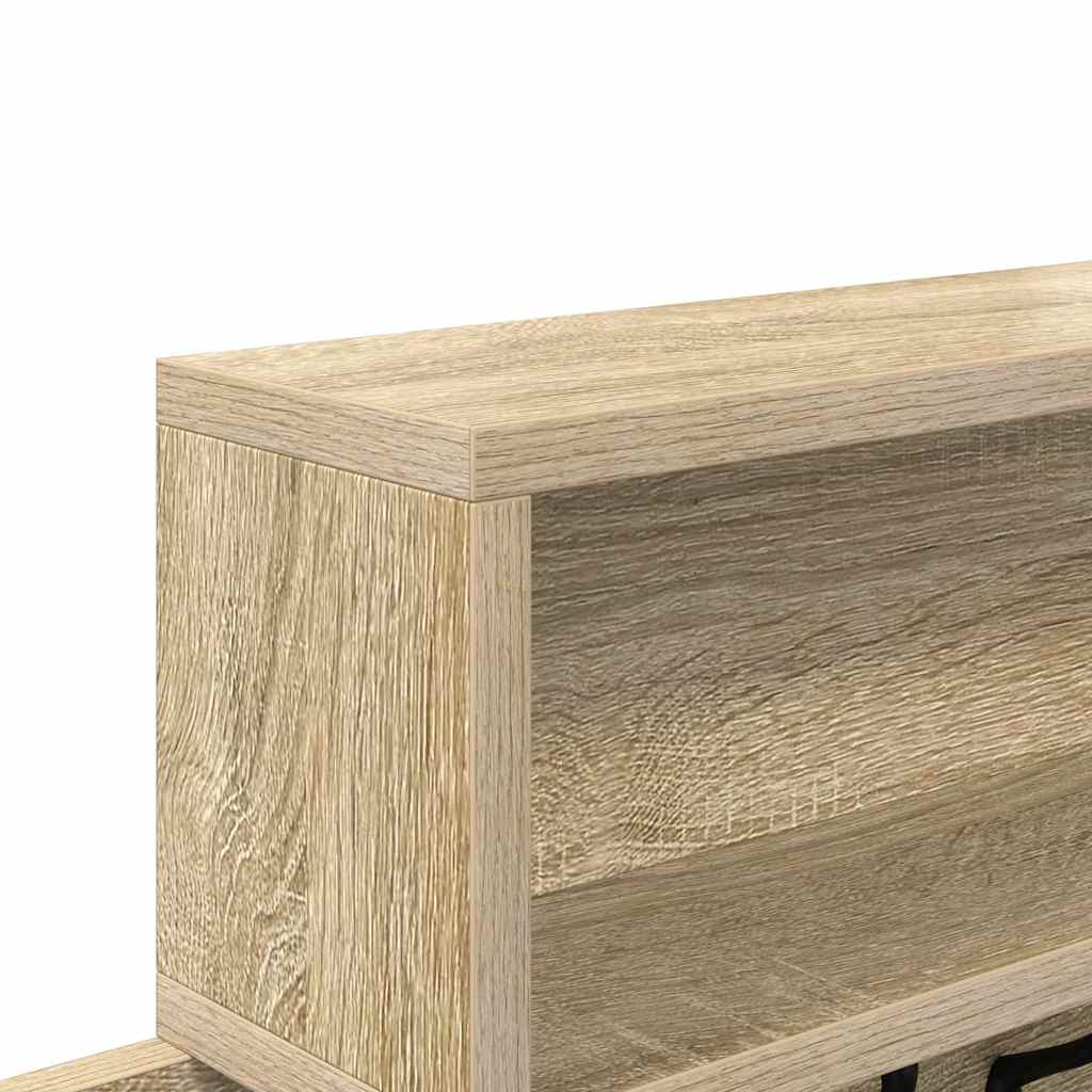 Vješalica za kapute na zidu Sonoma hrast 100 x 12 x 43,5 cm