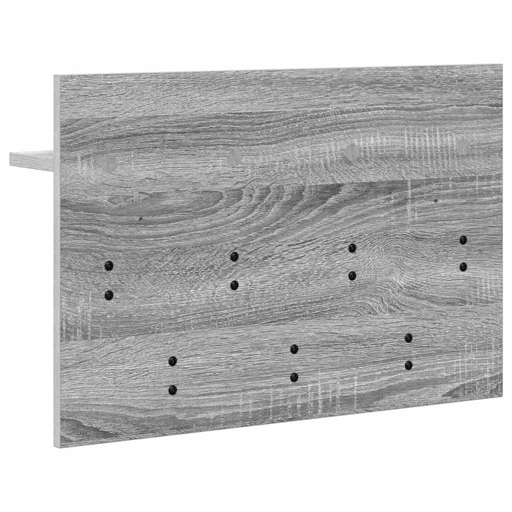 Vješalica za kapute na zidu Zidne Siva Sonoma 60 x 40 x 12 cm