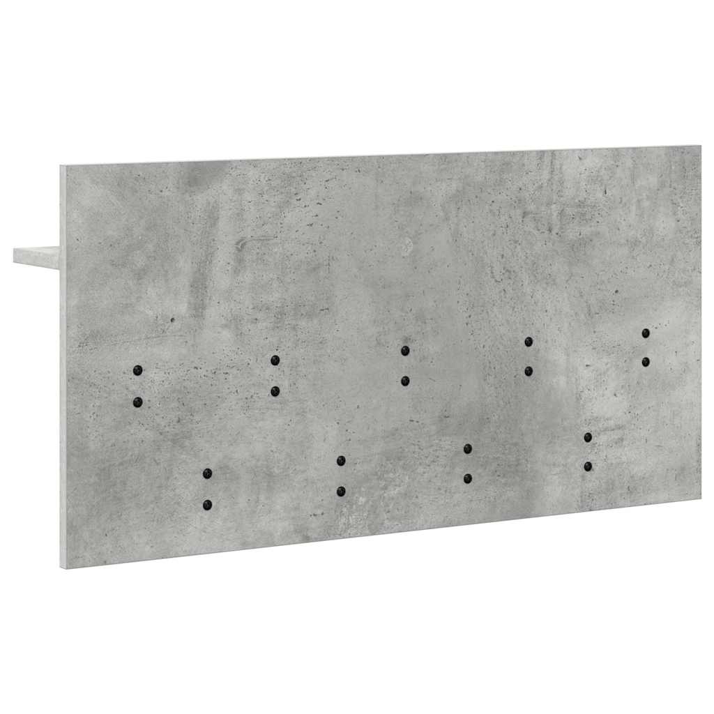 Vješalica za kapute na zidu Zidne Betonski sivi 80 x 40 x 12 cm