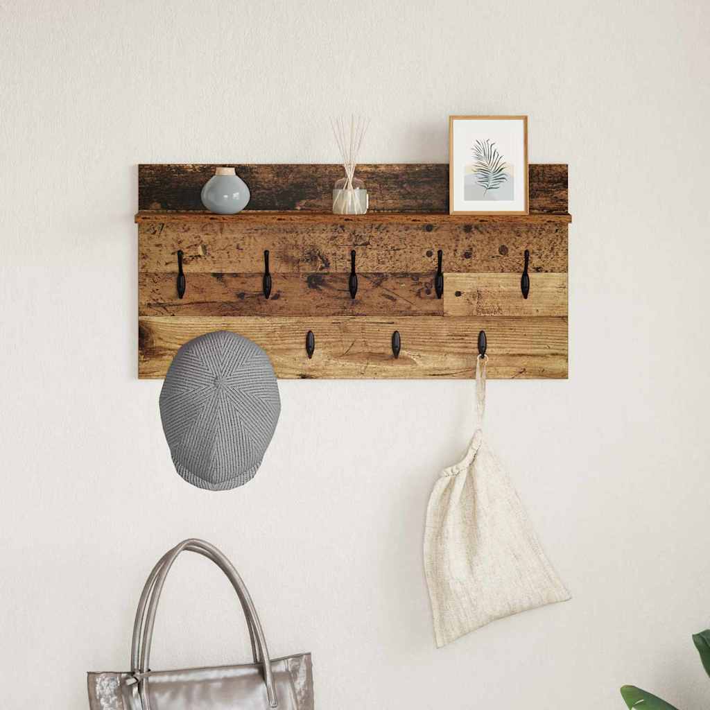 Vješalica za kapute na zidu Zidne Staro drvo 80 x 40 x 12 cm