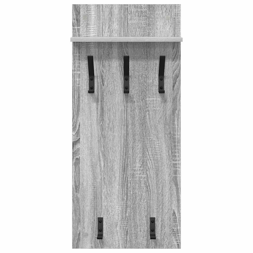 Vješalica za kapute na zidu Zidne Siva Sonoma 40 x 10 x 90 cm