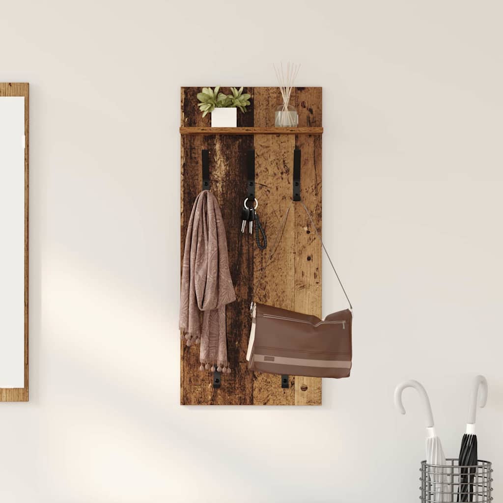 Vješalica za kapute na zidu Zidne Staro drvo 40 x 10 x 90 cm