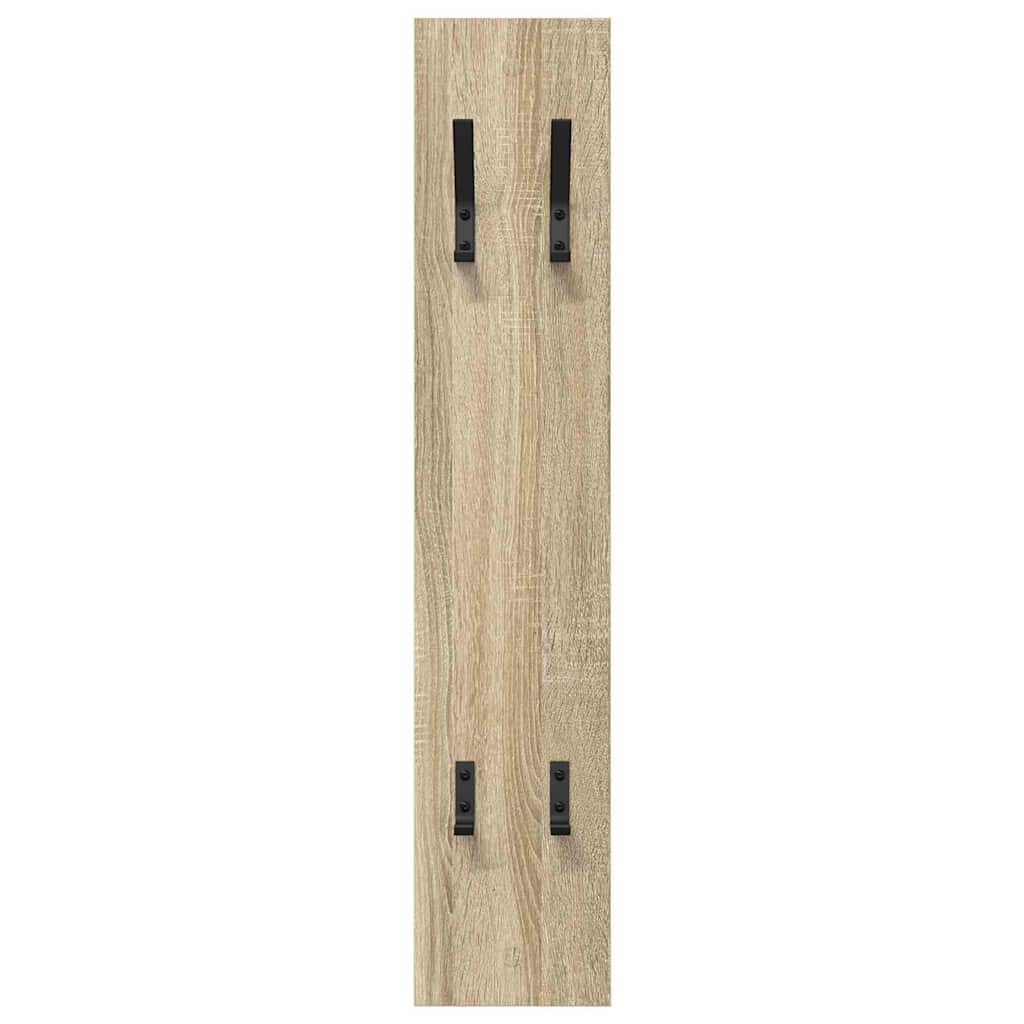 Vješalica za kapute na zidu sonoma hrast 20 x 1.5 x 100 cm