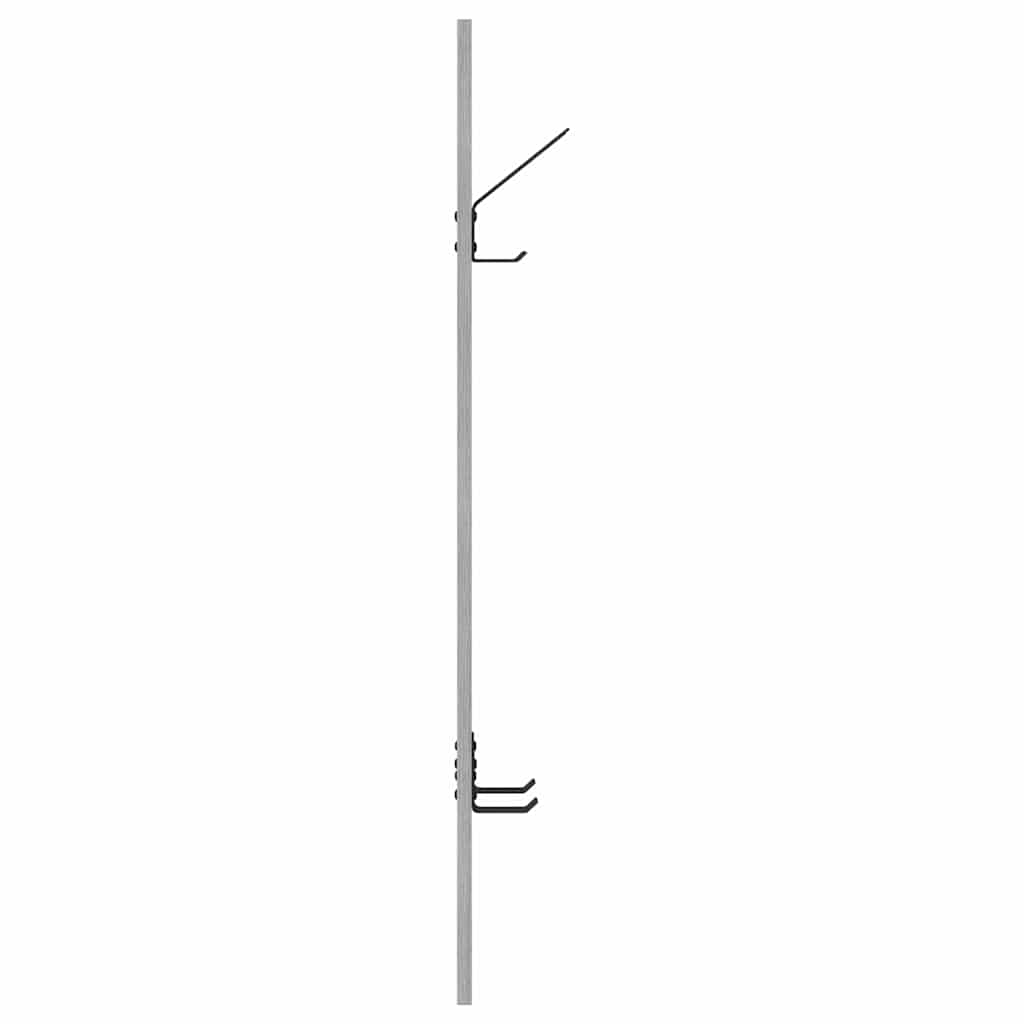 Vješalica za kapute na zidu Zidne Siva Sonoma 20 x 1,5 x 100 cm