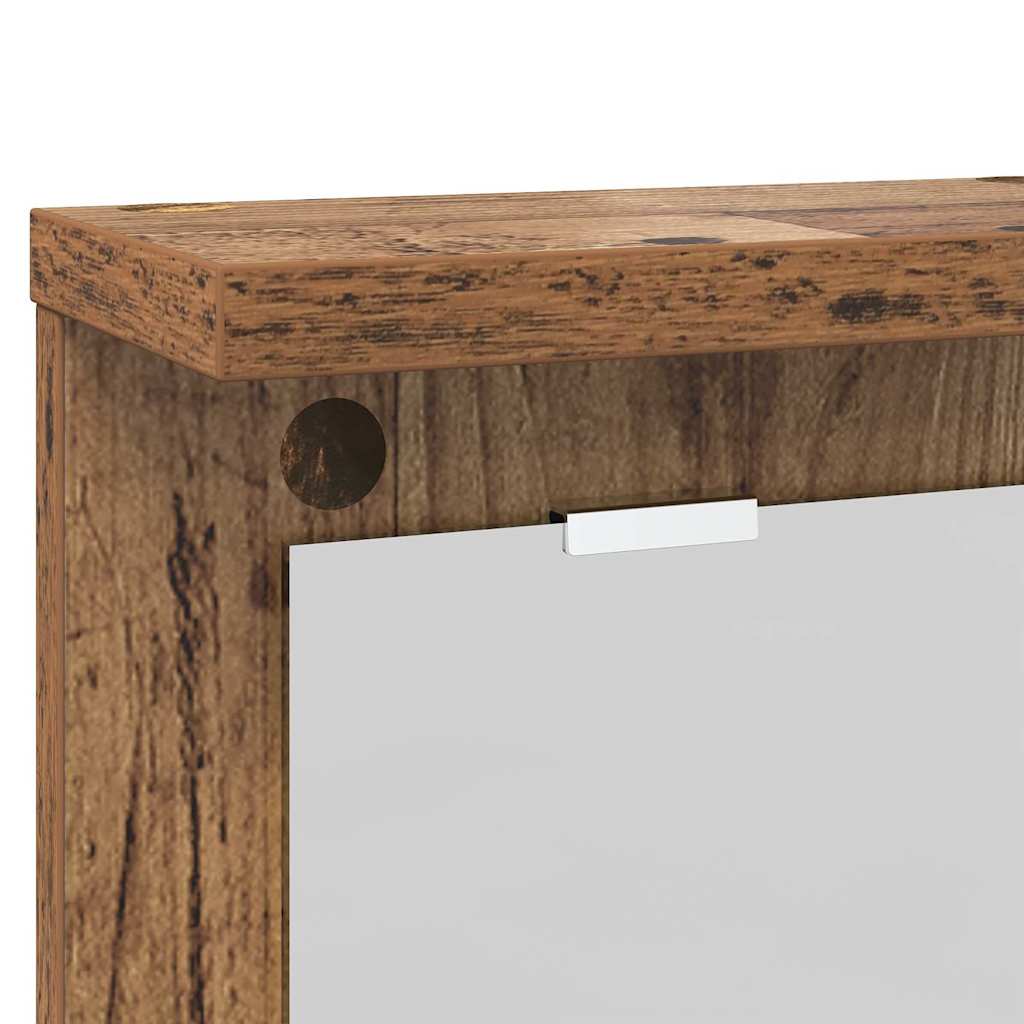 Vješalica za kapute na zidu Zidne Staro drvo 85 x 10 x 45 cm