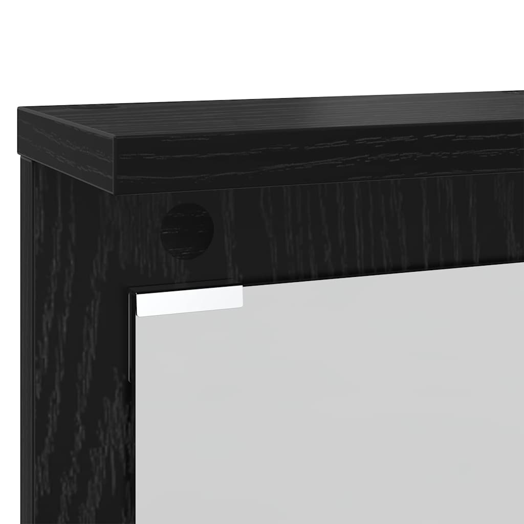 Vješalica za kapute na zidu Zidne Crni hrast 84 x 10 x 80 cm