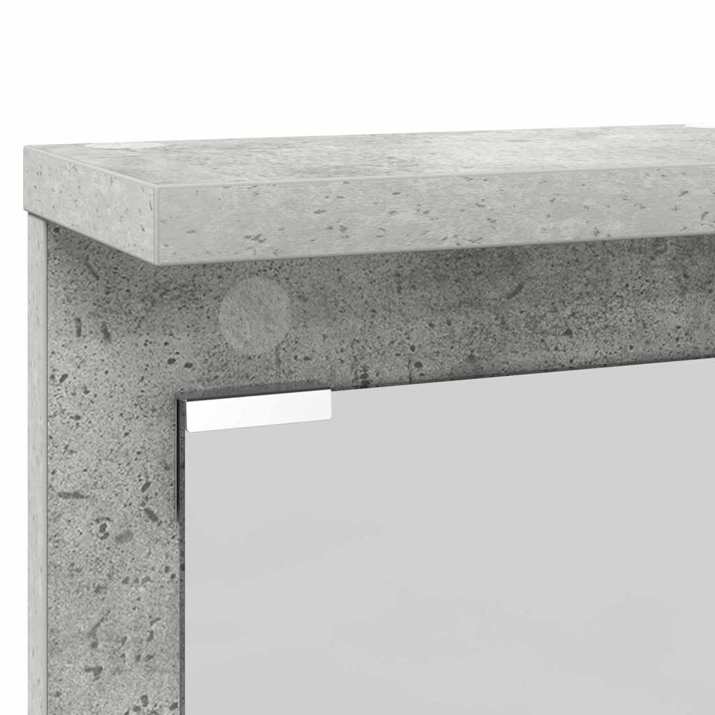 Vješalica za kapute na zidu Zidne Beton siva 84 x 10 x 80 cm