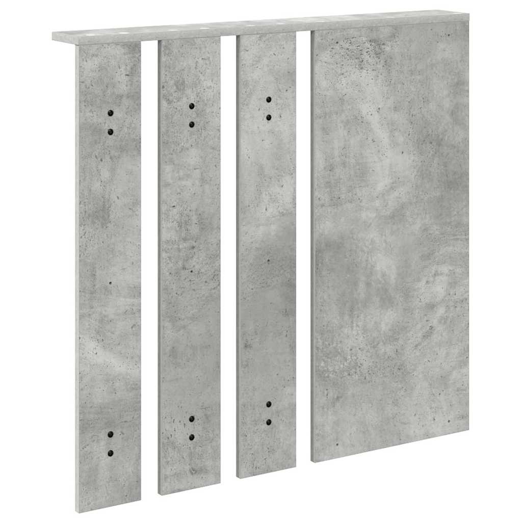Vješalica za kapute na zidu Zidne Beton siva 84 x 10 x 80 cm