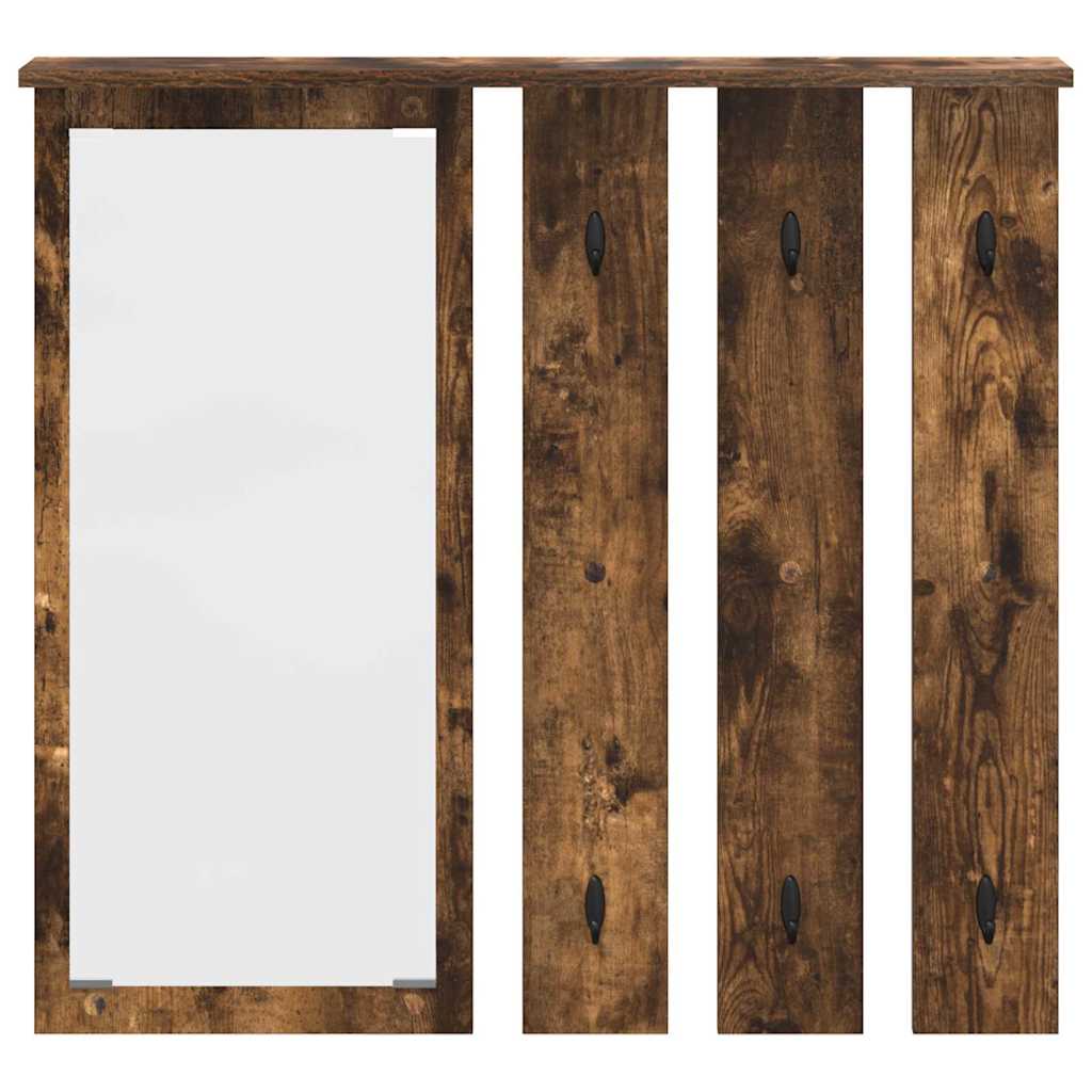Vješalica za kapute na zidu Dimljeni hrast 84 x 10 x 80 cm